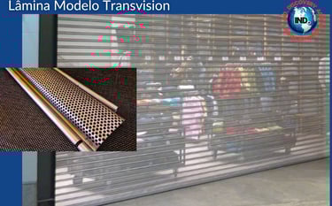 porta de enrolar automatica trasnvision