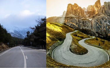routes de montagne