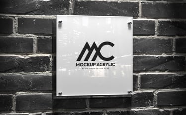 Pancarte en plexiglass
