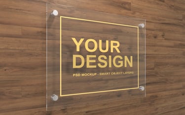 Pancarte en plexiglass