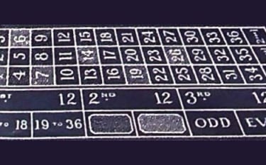 Old Roulette Layout