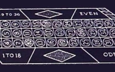 Old Roulette Layout