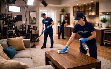 film set cleaning service Toronto
