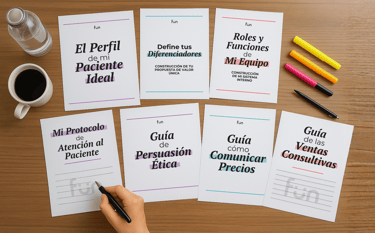 Todo esto lo construirás paso a paso en nuestro Taller Práctico de Captación y Servicio al Paciente