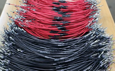 Spliced with heat shrink