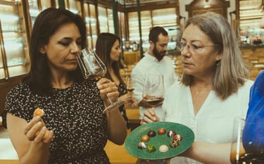 Cata de Vinos PX y chocolates gourmet en bodegas Todo Albalá