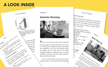 contents of a healthy lifestyle reset book