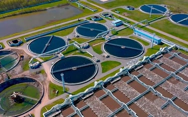 a large amount of water is being used to make a water tank