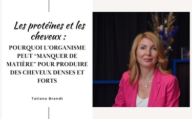 Les protéines et les cheveux 