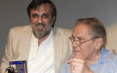 Picture with Stanislav Grof, Transpersonal Psychology founder