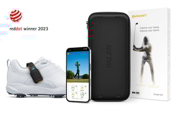 The Continental BAL.ON Smart Kit tracks weight distribution in your swing, offering real-time feedback to improve stability