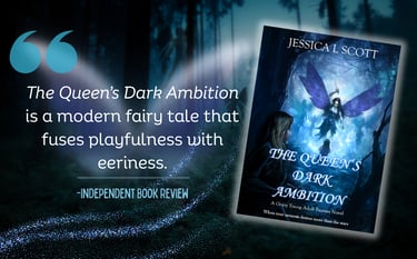 Editorial Review quote with promotional artwork