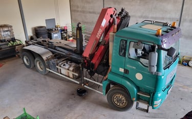 remise en etat camion grue, maintenance équipements mobile, vérin, camion, flexibles