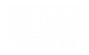 a neon sign that says travel co