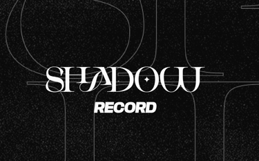 branding logo shadow record association culturelle lille