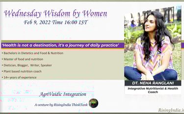 Wednesday Wisdom by Women an initiative by RisingIndia ThinkTank to encourage women entrepreneurship