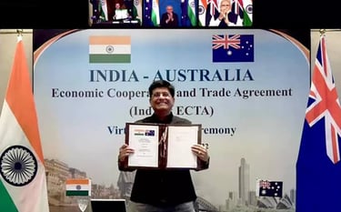CA Piyush Goyal on agreement between India and Australia