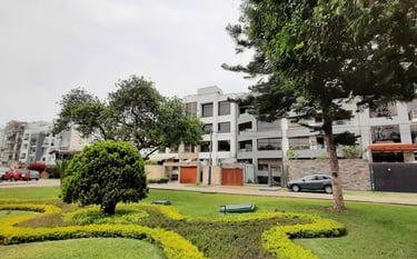 Zonas verdes muy cuidadas en Surco