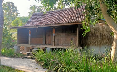 wooden house, javanse gladak, accommodation, outdoor shower, nice rooms, dormitory