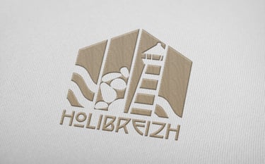 Logo Holibreizh rendu broderie