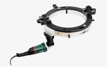 split frame electric cold cutting and bevelling machine