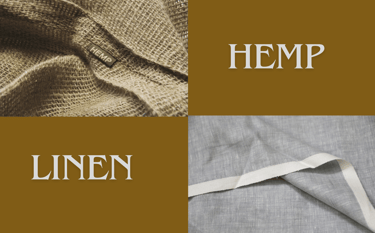 comparing hemp and linen fabrics