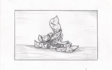 Exercicio de desenho clássico de observação. A única dessa folha de sulfite foi ser meu modelo em 2014.