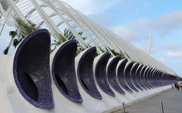 parte de la estructura del Umbracle.