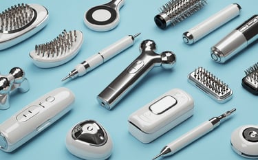 a variety of different types of hair brushes and hairbrushes