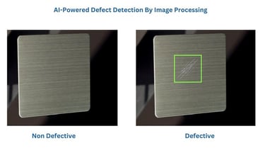 Defect detection using AI
