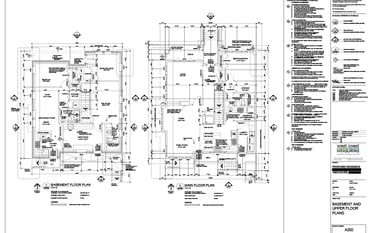 Permit drawings for architectural projects in San Fernando Valley