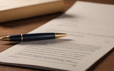 a document to be signed