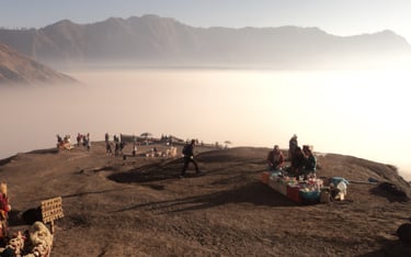bromo mpuntain magical landscape 