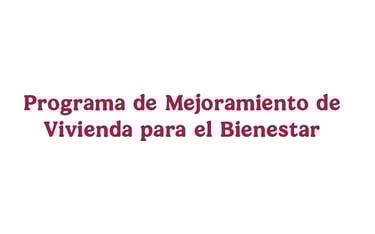 Registro Mejora de Vivienda Bienestar 2025 