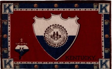 1910-12 B16 (Type 2A) College Seals Flannel Kentcuky