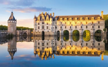 Chateau Loire Valley French Castle Chenonceau River