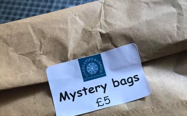 Mystery bags polymer clay gifts handmade in Cornwall