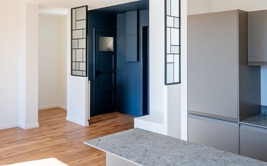 entrée aménagée rue Nicolaï