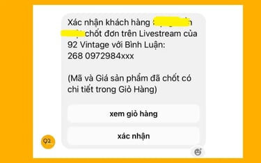 livestream quần áo secondhand