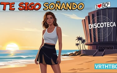 videoclip historia ia, ai creator, musica italo disco, disco 80s, love, cancion de amor 80s
