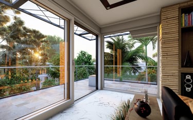 Stumdomi terasos langai