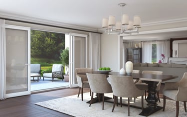 Atlenkiami terasiniai langai