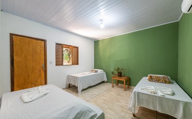 Bedroom at Perço Pataneiro Lodge