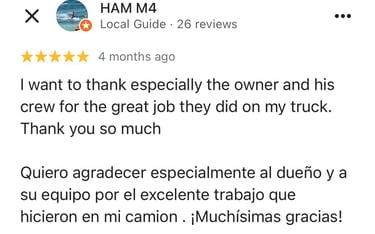 a customer satisfaction review