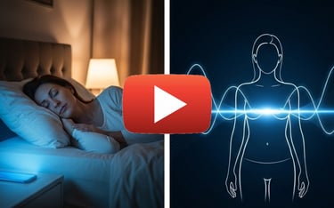 woman sleeping with light turned on