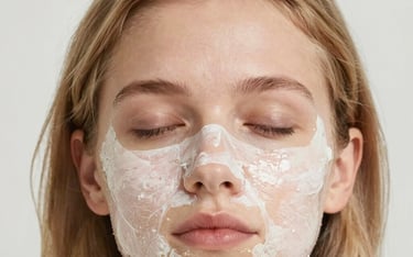 Bright and modern spa room decorated in sage green tones with facial treatment equipment ready.