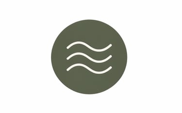 Reiki energy healing icon representing balance, flow, and stress reduction