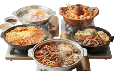 Different style of Hotpots from all over the world