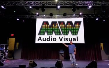 Video Wall Installation Southern California by MW Audio Visual - Live House Hollywood