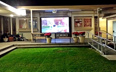 Outdoor Theater Design and Installation by MW Audio Visual